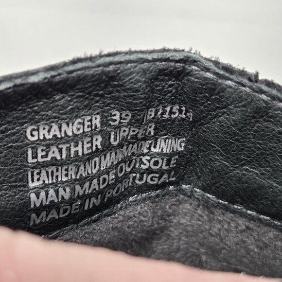 Miz Mooz Granger Womens Black Leather Ankle Booties Boots 39 US 8 Capsule Grunge - Picture 6 of 8